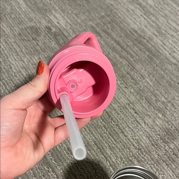 YETI Pink Tumbler with Straw Lid - Picture 6 of 6